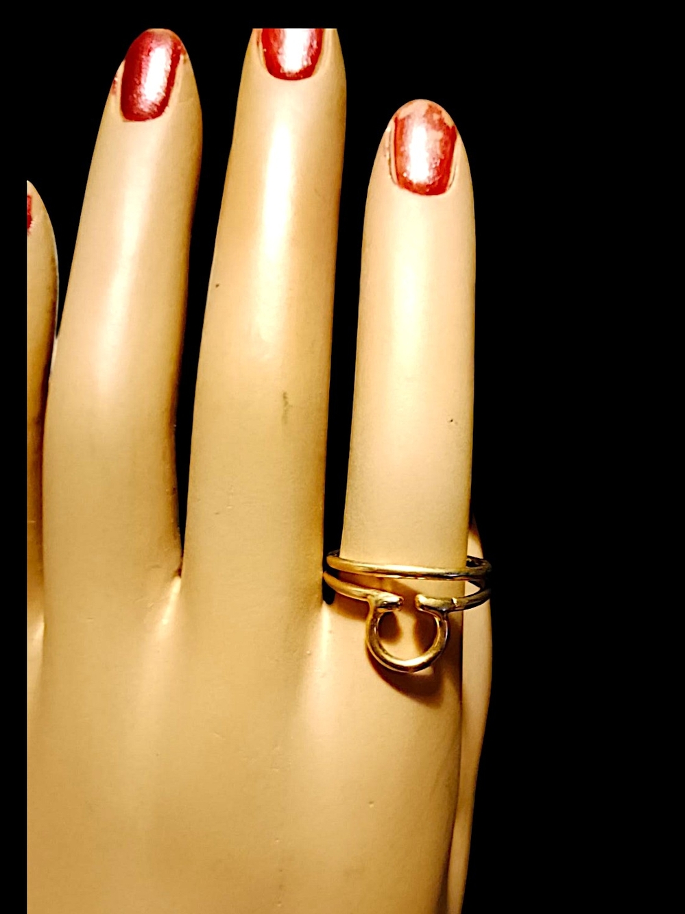 Minimalist Gold Loop Ring